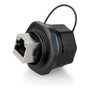 GoodConnections Alcasa IC06-R103 Conector Industrial RJ45 Negro