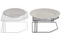 DKD Home Decor Estante de Metal para Platos y Vasos Surtido 2 Niveles