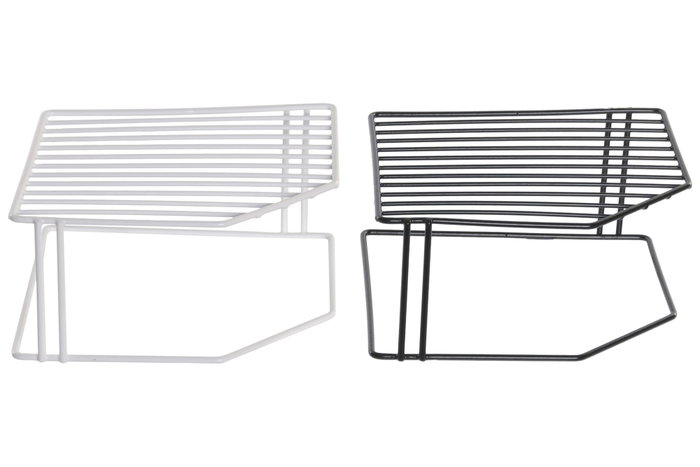 DKD Home Decor Estante de Metal para Platos y Vasos Surtido 2 Niveles