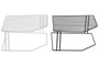 DKD Home Decor Estante de Metal para Platos y Vasos Surtido 2 Niveles
