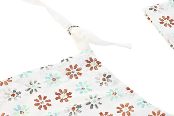 DKD Home Decor Delantal Urban Azul Celeste Gris 60 x 108 x 0.5 cm Set de 2