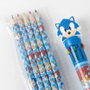 Cerdá Set Papelería Escolar Sonic the Hedgehog Azul