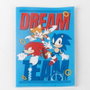 Cerdá Set Papelería Escolar Sonic the Hedgehog Azul