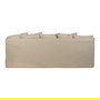 Sofá 3 Plazas Beige Tejido-Madera 216 X 94 X 93 cm