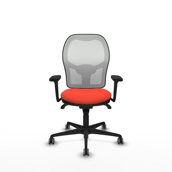 PIQUERAS Y CRESPO Silla de oficina Jorquera Naranja con Mecanismo Sincro PIQUERAS Y CRESPO Silla de oficina Jorquera Naranja con Mecanismo Sincro