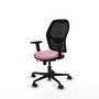 PIQUERAS Y CRESPO Silla de oficina Jorquera Rosa y Negro