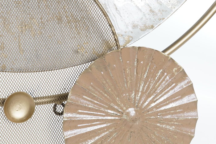 DKD Home Decor Espejo Dorado Blanco Metal y Espejo 7.6 x 76 x 65 cm DKD Home Decor Espejo Dorado Blanco Metal y Espejo 7.6 x 76 x 65 cm