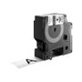 Dymo Rhino Tubo Termorretráctil ID1-24 Negro sobre Blanco 24mm x 1,5m