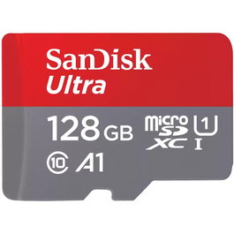 Sandisk ultra tarjeta de memoria flash (adaptador microsdxc a sd incluido) 128gb