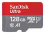 SanDisk Tarjeta de Memoria SDSQUAB-128G-GN6MT 128GB MicroSDXC U1/A1, Clase 10, 140 MB/s con Adaptador SD Incluido