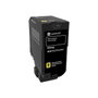 Lexmark 74C20YE Cartucho de Tóner Original Amarillo