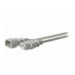 EFB Elektronik EK507.1,8 Cable de alimentación C14 a C13 de 1,8 m, Gris