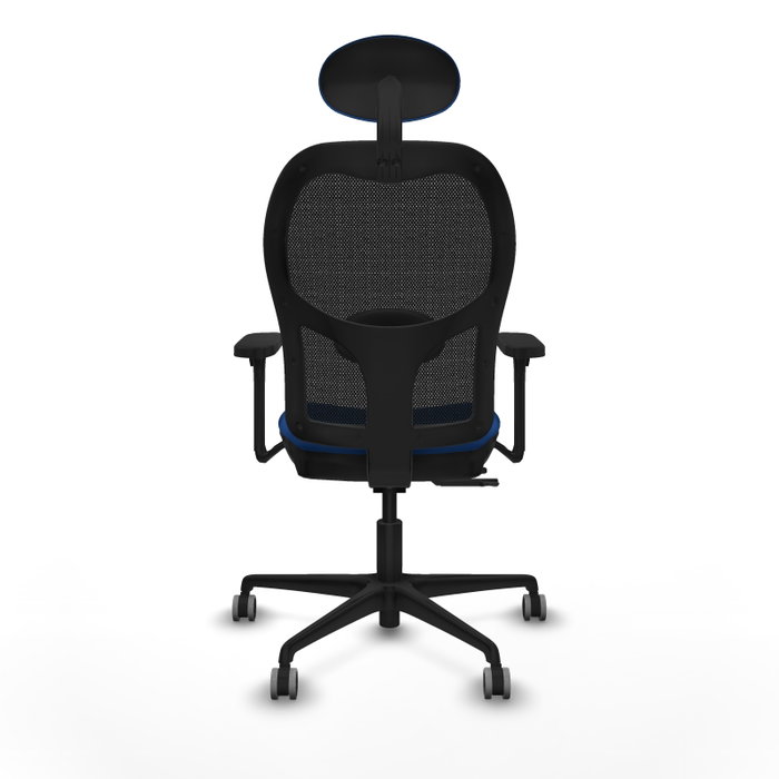 PIQUERAS Y CRESPO Silla de oficina Jorquera Azul y Negro con mecanismo Sincro/Traslack PIQUERAS Y CRESPO Silla de oficina Jorquera Azul y Negro con mecanismo Sincro/Traslack