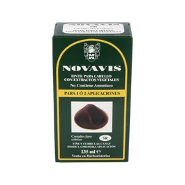 NOVAVIS Tinte 5R Castaño Claro Cobrizo Tono Permanente Cabello 135ml