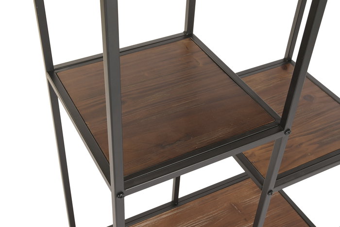 DKD Home Decor Estantería Vintage Madera Hierro 7 Estantes 36x181x65 cm