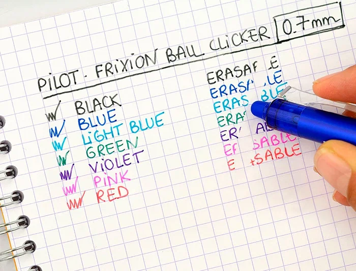 Pilot Boligrafo Frixion Clicker Borrable Punta Media 0,7 mm Azul en Blister Pilot Boligrafo Frixion Clicker Borrable Punta Media 0,7 mm Azul en Blister