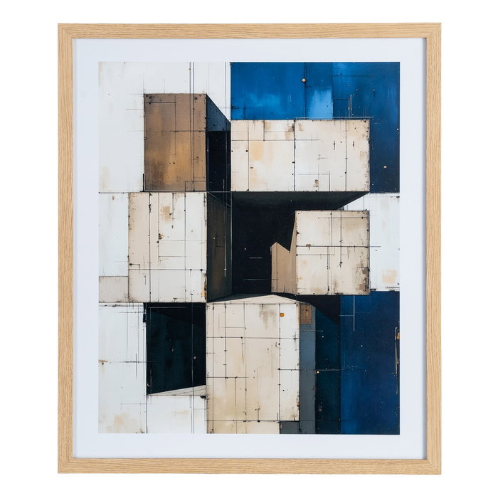 Ixia Cuadro Impresión Abstracto 2/M 53 x 63 cm