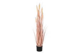 DKD Home Decor Planta de Junco Coral y Negro 35x35x115 cm