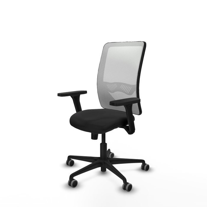 PIQUERAS Y CRESPO Silla de oficina Zulema con Mecanismo Sincro, Negro y Blanco PIQUERAS Y CRESPO Silla de oficina Zulema con Mecanismo Sincro, Negro y Blanco