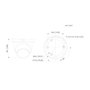 Dahua Cámara IP Turret WizSense 4 MP 2.8 mm IPC-HDW2441TM-S-0280B