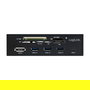 LogiLink UA0341 Panel Frontal Multifunción 5.25" Lector de Tarjetas, USB 3.0, Negro, CF, MS Micro (M2), MicroSD, SD, xD