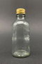 Hermia Tu-6L1goldkapakl1 Juego de Botellas de Vidrio 6 Piezas 50ml Vidrio Transparente con Acentos Dorados