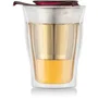 Bodum Taza de té con infusor Yo-Yo Set 0,35 L Doble pared Vidrio y acero inoxidable