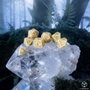 Q Workshop Elvish Jumbo Set de 7 Dados (Beige brillante y Cobre)