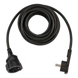 Brennenstuhl Cable alargador H05VV-F3G1.5 de 5m Negro