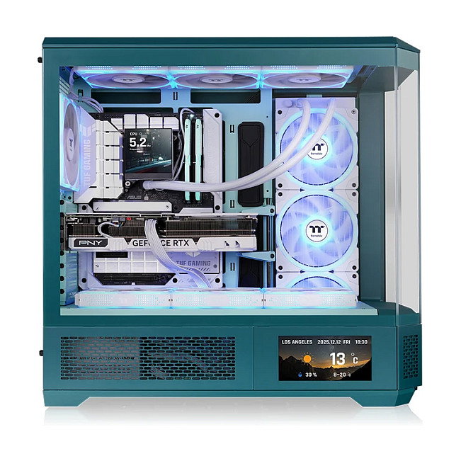 Thermaltake Kit de panel LCD de 6.0 pulgadas para View 600 TG Transformative Teal Thermaltake Kit de panel LCD de 6.0 pulgadas para View 600 TG Transformative Teal