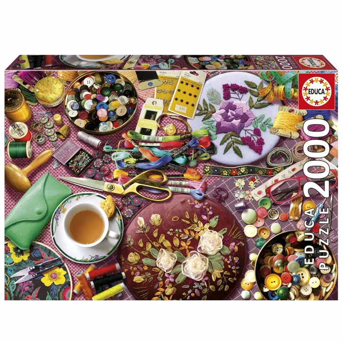 EDUCA Puzzle 2000 Piezas La Mesa de Costura EDUCA Puzzle 2000 Piezas La Mesa de Costura