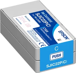 Epson Cartucho de Tinta Cian C33S020602 SJIC22P-C 32,5ml