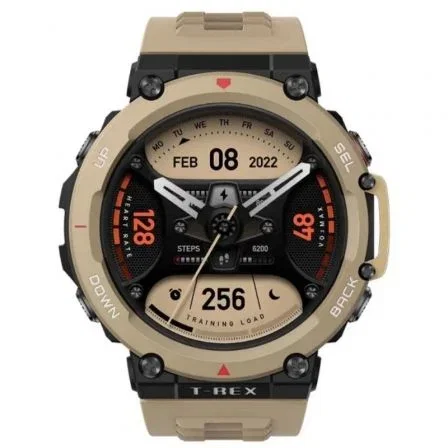 Smartwatch Huami Amazfit T-Rex 2/ Notificaciones/ Frecuencia Cardíaca/ GPS/ Desert Khaki