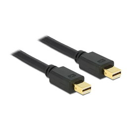 DeLOCK Cable Mini DisplayPort a Mini DisplayPort 2 m, 3840 x 2160 Pixeles, 1.2, Negro, 83475