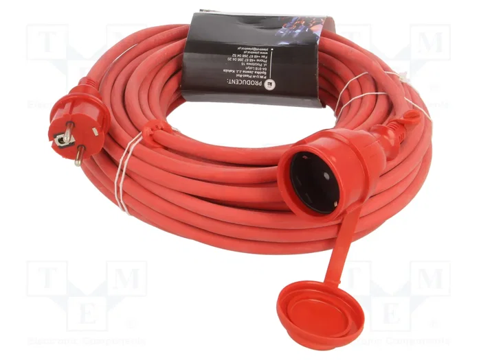 KEL Prolongador de alimentación H05RR-F 3G1,5mm2 20m Rojo KEL Prolongador de alimentación H05RR-F 3G1,5mm2 20m Rojo