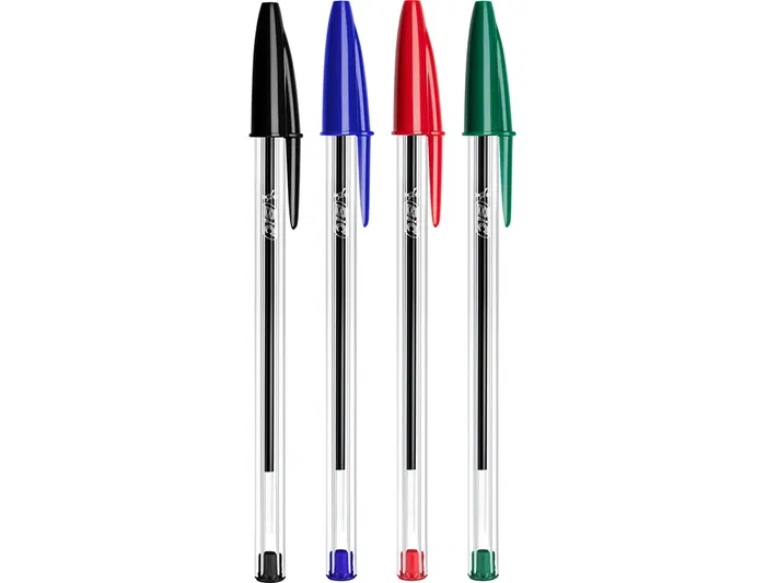 Bic Boligrafo Cristal Mega Tubo 16+4 Unidades Colores Surtidos 8 Azul / 5 Negro / 4 Rojo / 3 Verde