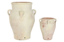 DKD Home Decor Set de 2 Ánforas de Terracota Colección JERBA