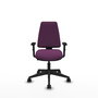 PIQUERAS Y CRESPO Silla de oficina Elche Morada con Brazos 1D