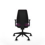 PIQUERAS Y CRESPO Silla de oficina Elche Morada con Brazos 1D