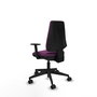 PIQUERAS Y CRESPO Silla de oficina Elche Morada con Brazos 1D