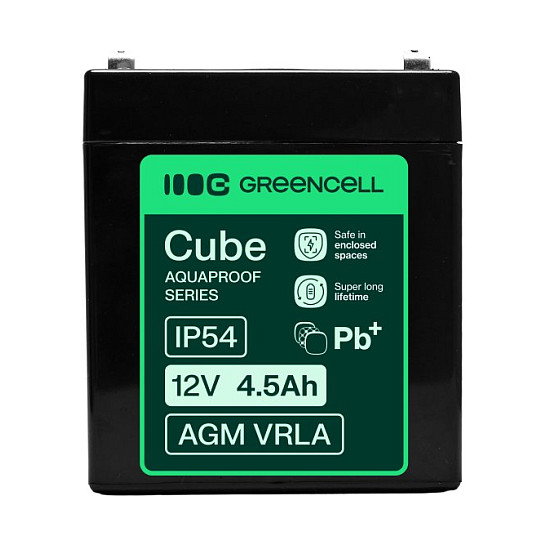 Green Cell Batería AGM12V4-5AH-H 12V 4,5Ah Green Cell Batería AGM12V4-5AH-H 12V 4,5Ah
