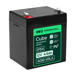 Green Cell Batería AGM12V4-5AH-H 12V 4,5Ah