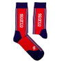Sparco S099145MRRSBMN2 Calcetines Diseño Martini Racing Talla 41-46 Rojo-Azul Marino