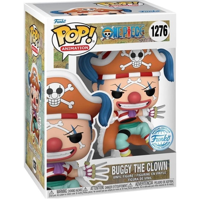 Funko Figura POP One Piece Buggy the Clown Exclusive Vinilo en Caja Regalo