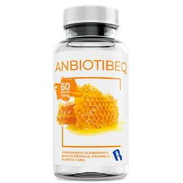 BEQUISA Anbiotibeq 60Cap. con Propóleo, Vitamina C y Zinc para el Sistema Inmunológico