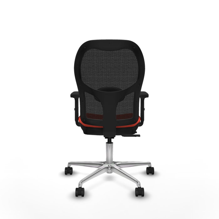 PIQUERAS Y CRESPO Silla de oficina Jorquera Naranja oscuro y Negro