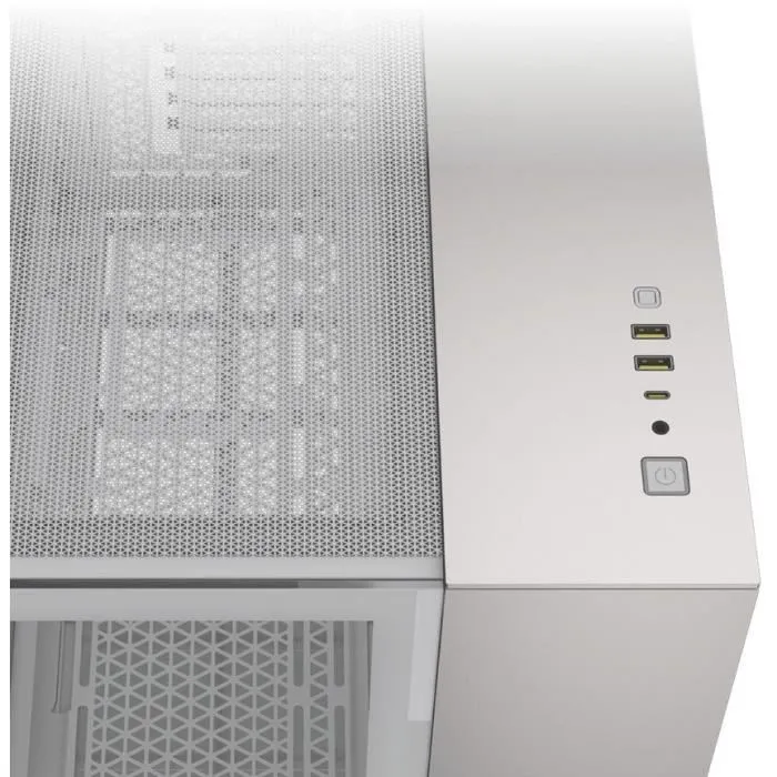 Corsair 2500X Caja MicroATX Blanco/Gris Satinado