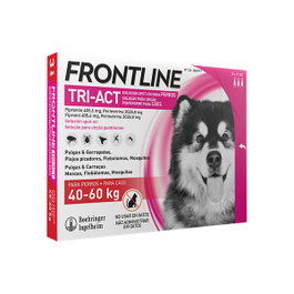 Frontline Tri-Act XL 3 Pipetas (40-60kg) de antiparasitario externo