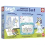Educa Borrás Set 3 en 1 Bluey Creative Activity Set Azul