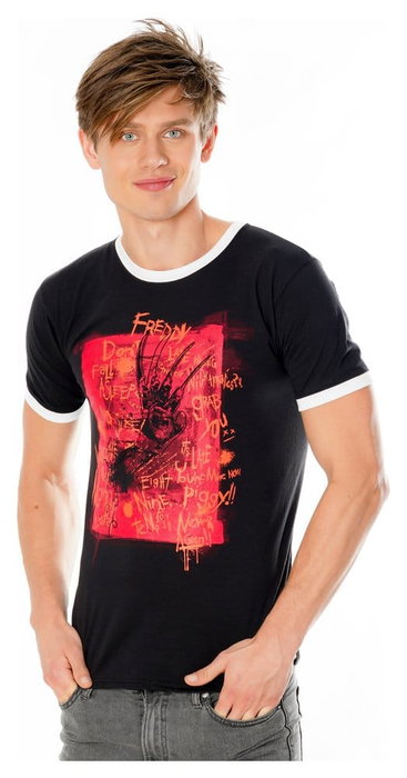 Pesadilla en Elm Street Camiseta Freddy Claw Talla S